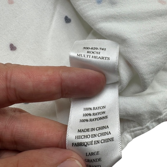 Rails Rocsi Multi Hearts Button Down Shirt - Picture 8 of 13